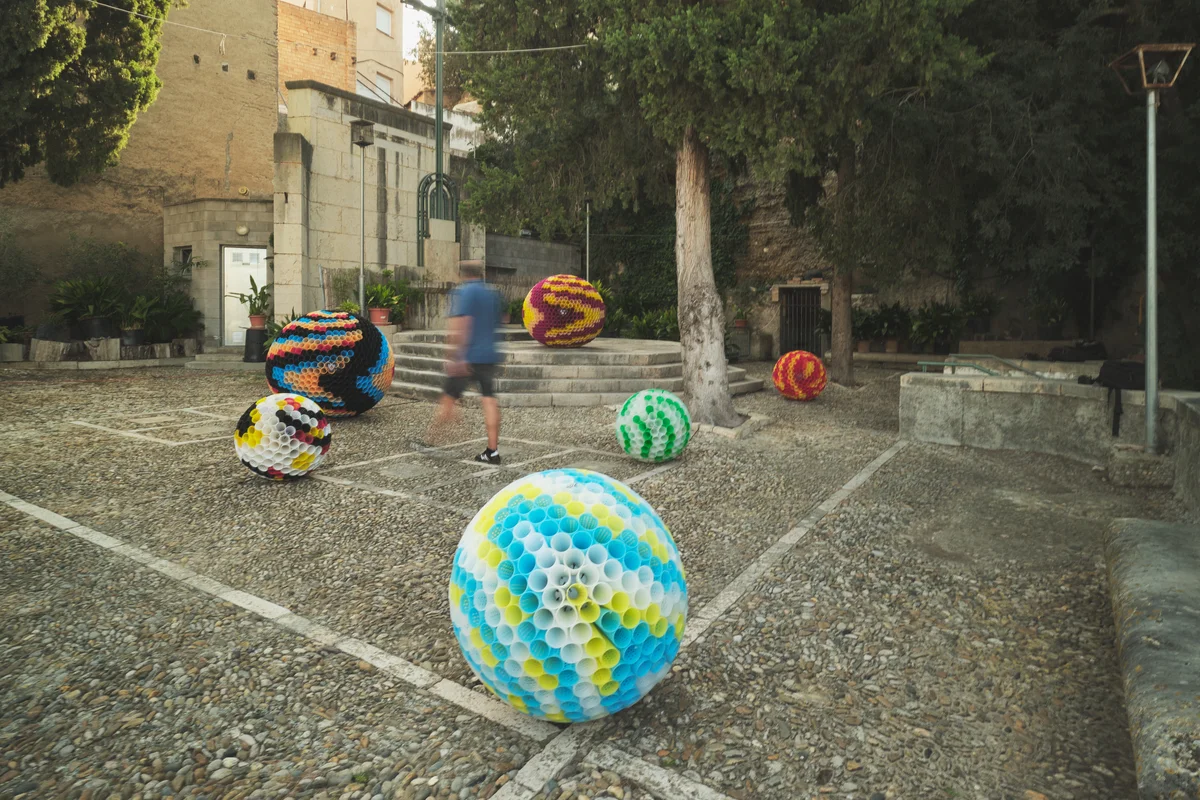 Plastic marbles